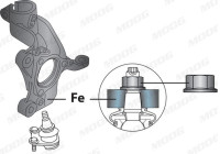 Wishbone, wheel suspension VO-TC-15606 Moog