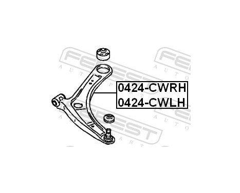 Wishbone, wheel suspension
