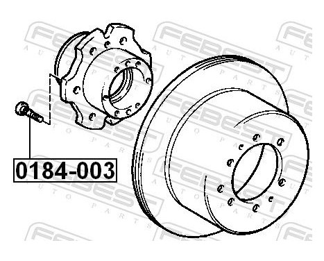 Wheel Stud, Image 2