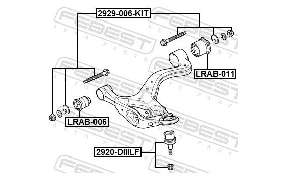 Camber Correction Screw, Image 2
