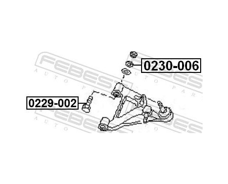 Caster Shim, axle beam, Image 2