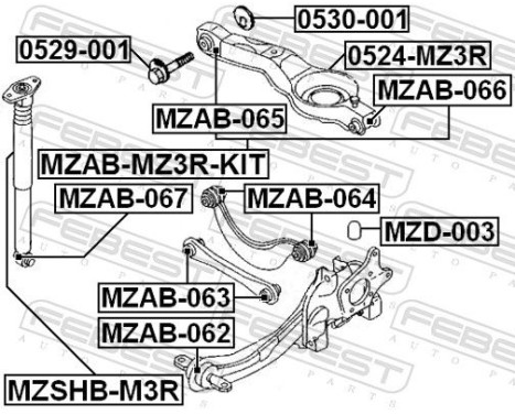 Caster Shim, axle beam