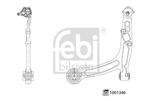 Control arm, suspension 1001346 FEBI, Image 3