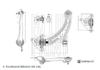 Control arm, wheel suspension ADBP860197 Blue Print