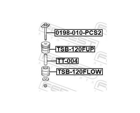 Fastening Bolts, control arm, Image 2