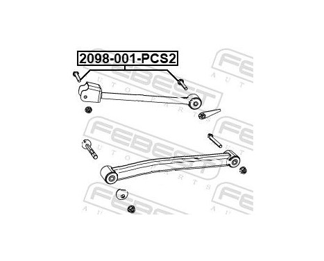 Fastening Bolts, control arm, Image 2