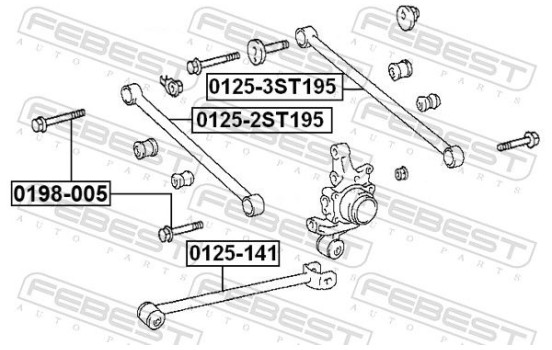 Fastening Bolts, control arm, Image 2