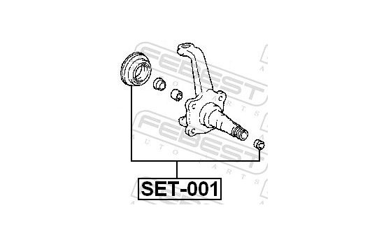 Repair Kit, steering knuckle, Image 2