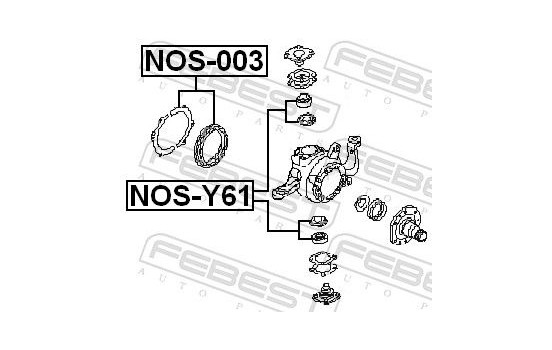 Repair Kit, stub axle, Image 2