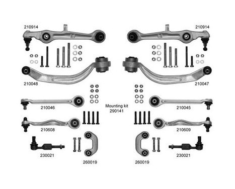 Suspension Kit SMARTKIT 219901 ABS, Image 3