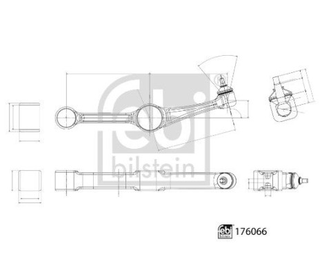 Track Control Arm 176066 FEBI, Image 3