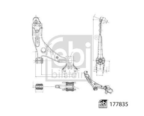 Track Control Arm 177835 FEBI, Image 2