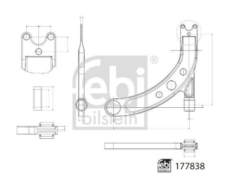Track Control Arm 177838 FEBI, Image 2