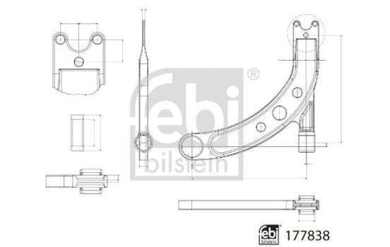 Track Control Arm 177838 FEBI, Image 2