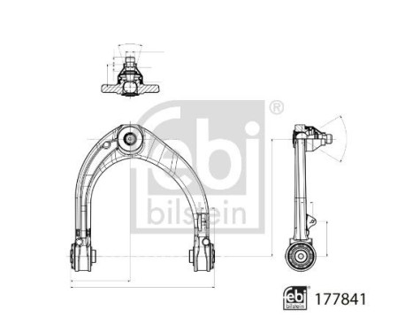 Track Control Arm 177841 FEBI, Image 2