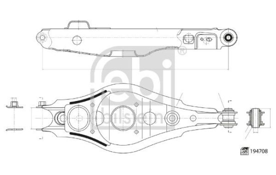WAHACZ TOYOTA T. RAV 4 III, RAV 4 IV 2.0-3.5 11.05- LE 194708 FEBI
