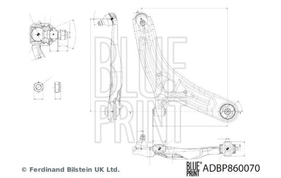 wishbone ADBP860070 Blue Print, Image 2