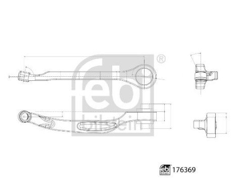 Wishbone, wheel suspension 176369 FEBI, Image 3