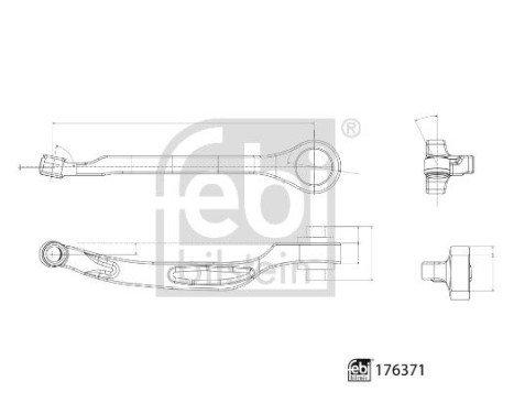 Wishbone, wheel suspension 176371 FEBI, Image 3
