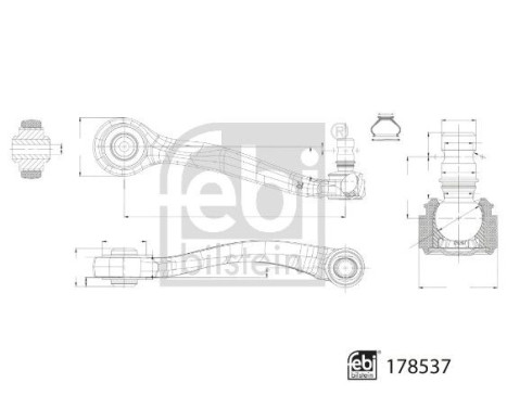 Wishbone, wheel suspension 178537 FEBI, Image 2