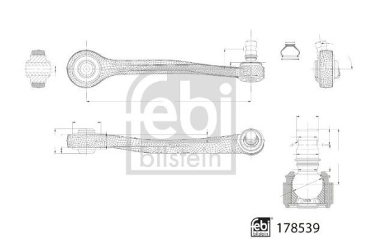 Wishbone, wheel suspension 178539 FEBI, Image 2