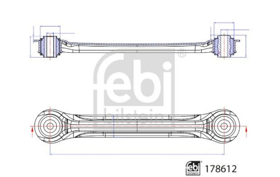 Wishbone, wheel suspension 178612 FEBI, Image 3