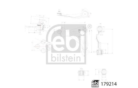 Wishbone, wheel suspension 179214 FEBI, Image 3