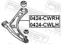 Wishbone, wheel suspension