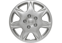 4-Piece Hubcaps California 16-inch silver