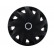 4-Piece Hubcaps Craft RC Black 15-inch