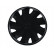 4-Piece Hubcaps Craft RC Black (Convex Rims) 16 inch, Thumbnail 2