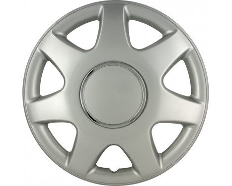 4-Piece Hubcaps Florida 14-inch silver