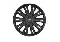 4-Piece Hubcaps Giga 13-inch matt black