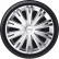 4-piece Hubcaps Giga 13-inch silver, Thumbnail 2