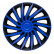 4-piece Hubcaps Kendo 14-inch black / blue