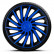 4-piece Hubcaps Kendo 14-inch black / blue, Thumbnail 2