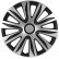 4-Piece Hubcaps Nardo 13-inch silver / black