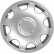 4-Piece Hubcaps OF 15-inch silver