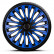 4-piece Hubcaps Soho 15-inch black / blue, Thumbnail 2