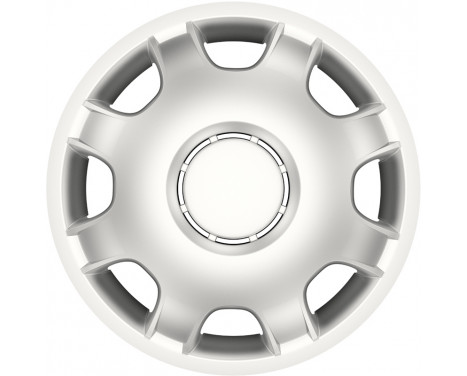 4-Piece Hubcaps Speed 12-inch silver