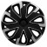 4-Piece Hubcaps Ultimo 16-inch silver / black