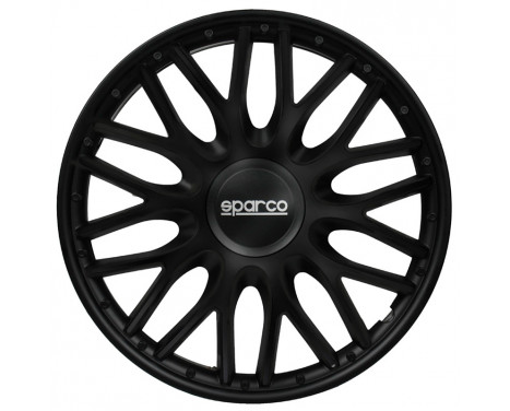 4-Piece Sparco Hubcaps Roma 14-inch black