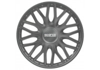 4-Piece Sparco Hubcaps Roma 14-inch gray