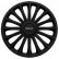 4-Piece Sparco Hubcaps Treviso 13-inch black