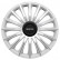 4-Piece Sparco Hubcaps Treviso 14-inch silver