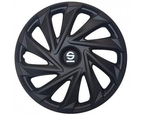 4-piece Sparco Hubcaps Varese 14-inch black