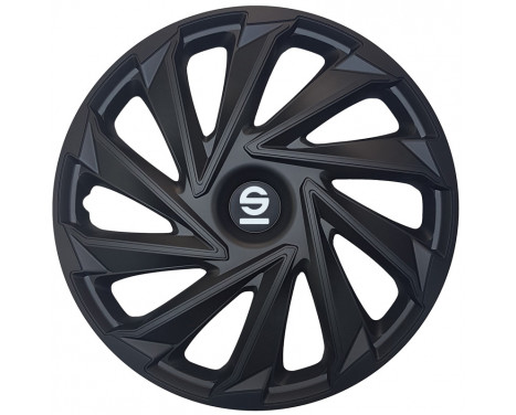 4-piece Sparco Hubcaps Varese 15-inch black