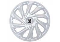 4-piece Sparco Hubcaps Varese 16-inch silver