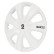 4-Piece Sparco Wheel Cover Set Palermo 15-inch White, Thumbnail 2