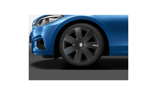 4-piece Sparco Wheel cover set Palermo 16-inch black, Image 3